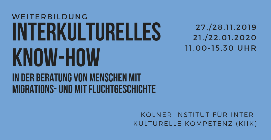KIIK Interkulturelles Know-how in der Beratung Seminarausschreibung